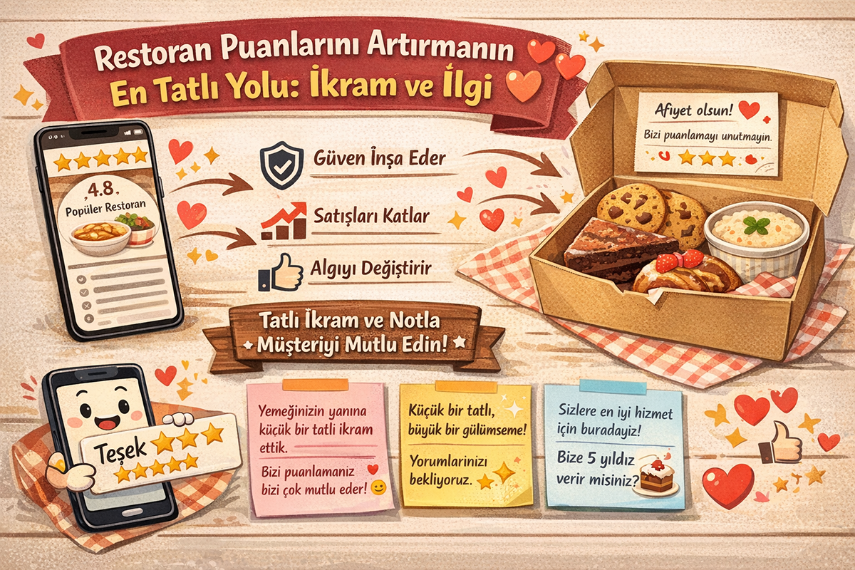 Restoran Puanlarını Artırmanın En Tatlı Yolu: İkram ve İlgi